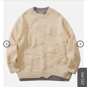 NWT Aelfric Eden 3D Whale Jacquard Knit Sweater